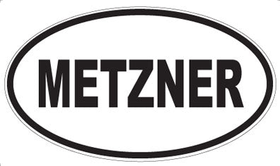 METZNER - Oval Magnet