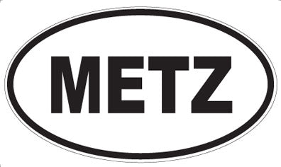 METZ - Oval Magnet