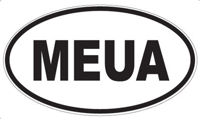 MEUA - Oval Magnet