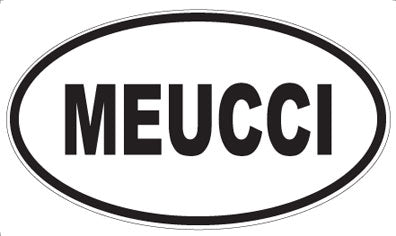 MEUCCI - Oval Sticker