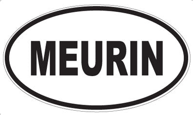 MEURIN - Oval Sticker