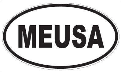 MEUSA - Oval Magnet
