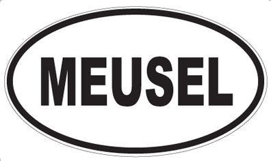 MEUSEL - Oval Magnet