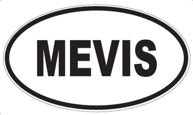 MEVIS - Oval Sticker