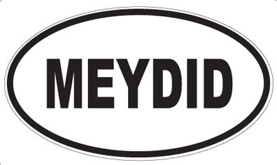 MEYDID - Oval Magnet