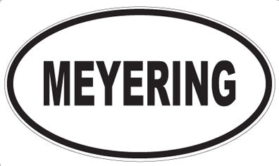 MEYERING - Oval Magnet