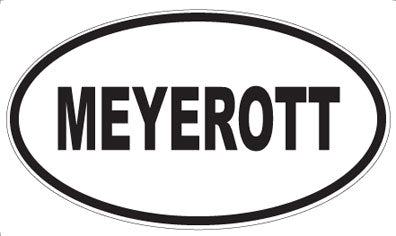 MEYEROTT - Oval Magnet