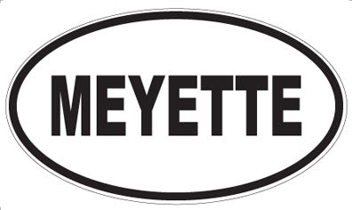 MEYETTE - Oval Sticker