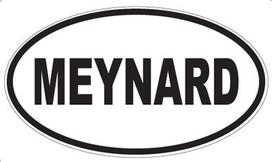 MEYNARD - Oval Magnet