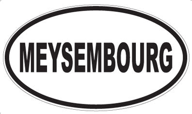 MEYSEMBOURG - Oval Sticker