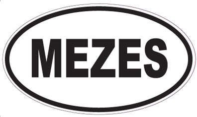 MEZES - Oval Magnet