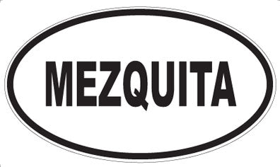 MEZQUITA - Oval Magnet