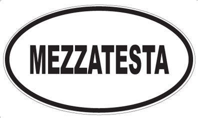 MEZZATESTA - Oval Magnet