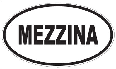 MEZZINA - Oval Magnet