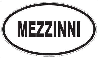 MEZZINNI - Oval Magnet