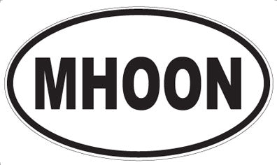 MHOON - Oval Magnet