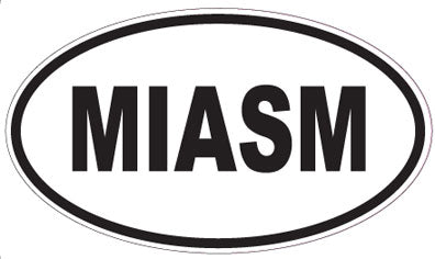 MIASM - Oval Magnet