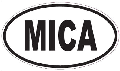 MICA - Oval Sticker