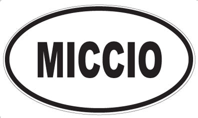 MICCIO - Oval Magnet