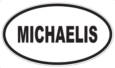MICHAELIS - Oval Sticker