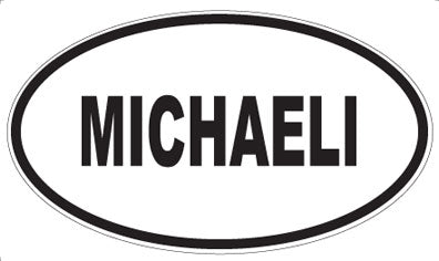 MICHAELI - Oval Magnet