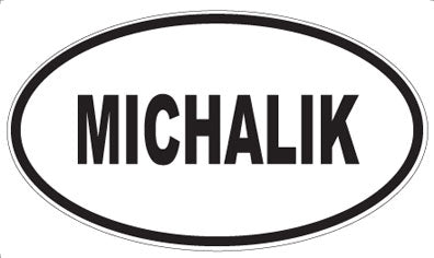 MICHALIK - Oval Magnet