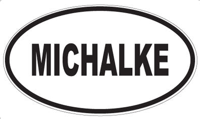 MICHALKE - Oval Sticker