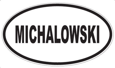 MICHALOWSKI - Oval Magnet