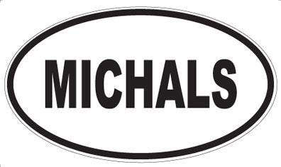 MICHALS - Oval Magnet
