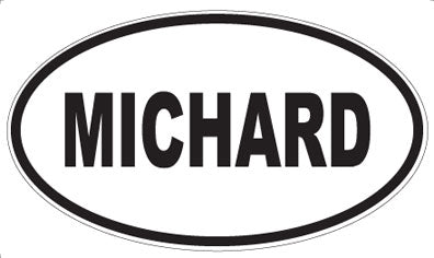 MICHARD - Oval Sticker