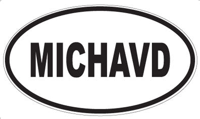 MICHAVD - Oval Magnet