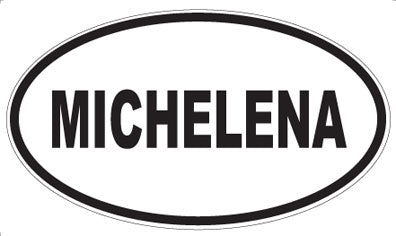 MICHELENA - Oval Magnet