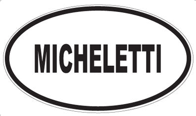MICHELETTI - Oval Magnet