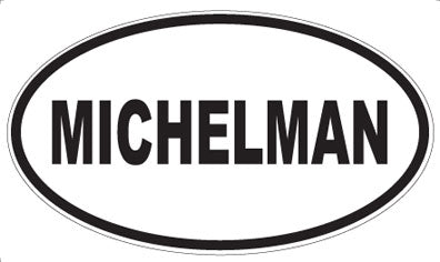 MICHELMAN - Oval Sticker