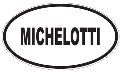 MICHELOTTI - Oval Magnet