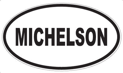 MICHELSON - Oval Magnet