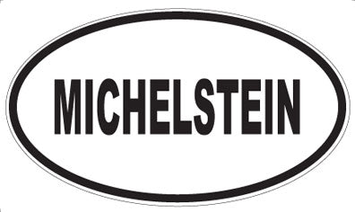 MICHELSTEIN - Oval Sticker