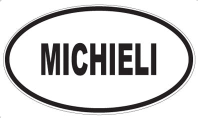 MICHIELI - Oval Magnet