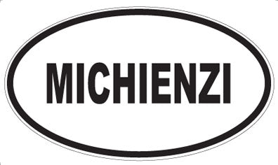 MICHIENZI - Oval Magnet
