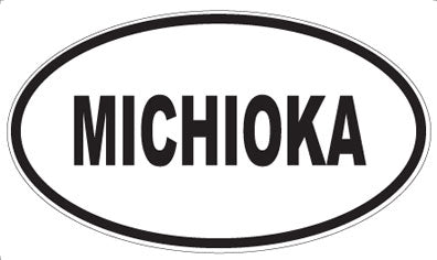 MICHIOKA - Oval Magnet