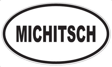 MICHITSCH - Oval Sticker