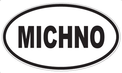 MICHNO - Oval Magnet