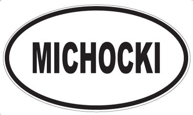 MICHOCKI - Oval Magnet