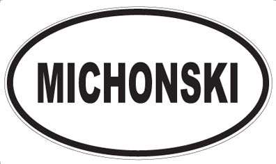 MICHONSKI - Oval Magnet