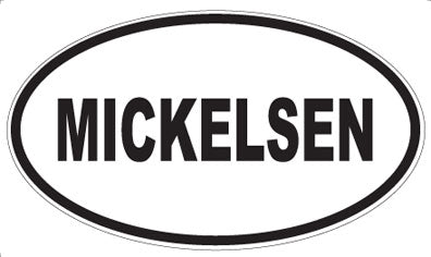MICKELSEN - Oval Magnet
