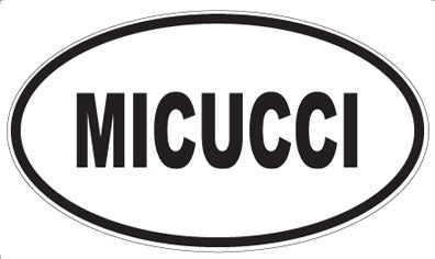 MICUCCI - Oval Magnet