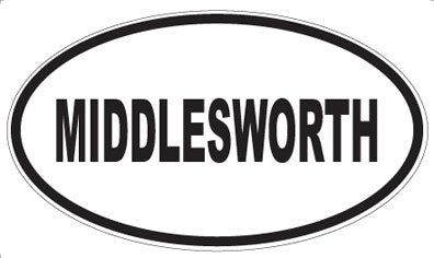 MIDDLESWORTH - Oval Magnet