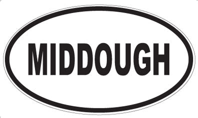 MIDDOUGH - Oval Magnet