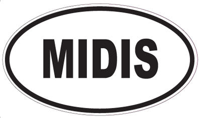 MIDIS - Oval Magnet