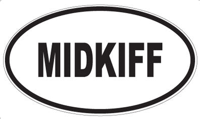 MIDKIFF - Oval Magnet